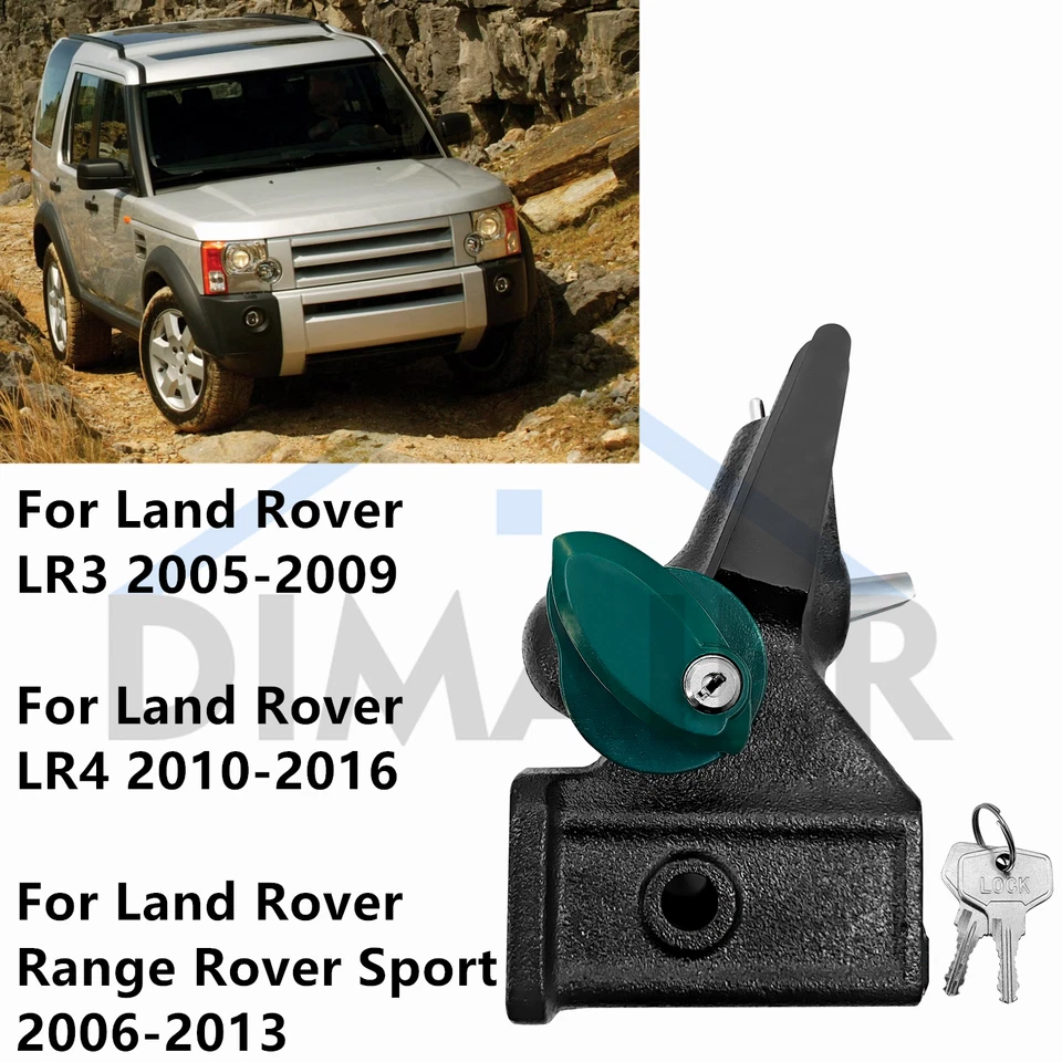 Receptor de engate de reboque de reboque LR040248 para Land Rover LR3, LR4, Range Rover Sport - Imagem 2 de 4