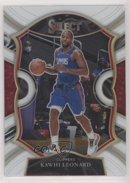 2020-21 Panini Select Concourse White Prizm 37/149 Kawhi Leonard #37 14ij