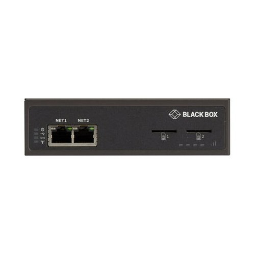 Black Box LES1604A-R-R2 THIS 4-PORT CONSOLE SERVER WITH AN EMBEDDED 4G INTERNATI