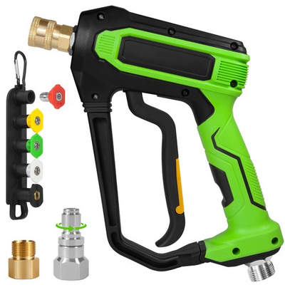 #ad Pressure Washer Short Gun 5000 PSI 10.5 GPM High Pressure Washer Gun with ... $40.93