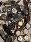 Vintage Estate Sale 28 Piece Watch Lot Citizen Casio Timex Benrus Untested Parts
