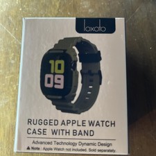 Waterproof Tactical Rugged Apple Watch Band Case Fits Series: 4 5 6 40mm 44mm
