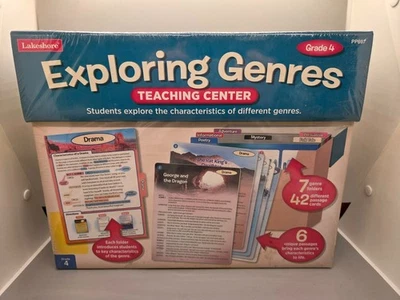 LAKESHORE Exploring Genres Teaching Center, Klasse 4 PP697 VERSIEGELT - Bild 1 von 4