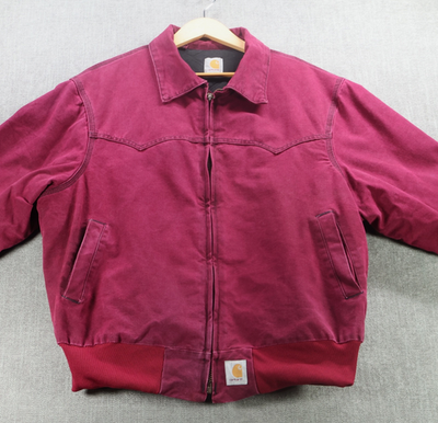 90s JQ441 Carhartt Western Jacket サンタフェ VINTAGE CARHARTT BLUE SANTE FE WESTERN JACKET SIZE XL JQ444