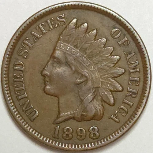 1898 Indian Head Penny - XF (Lot#1)