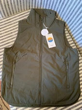 NWT Vuori Women’s Canyon Insulated Vest Olive Green S Small $158 VW533
