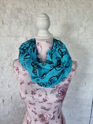Blue Motion Schlauchschal Schal Loop Peace Türkis blau Top