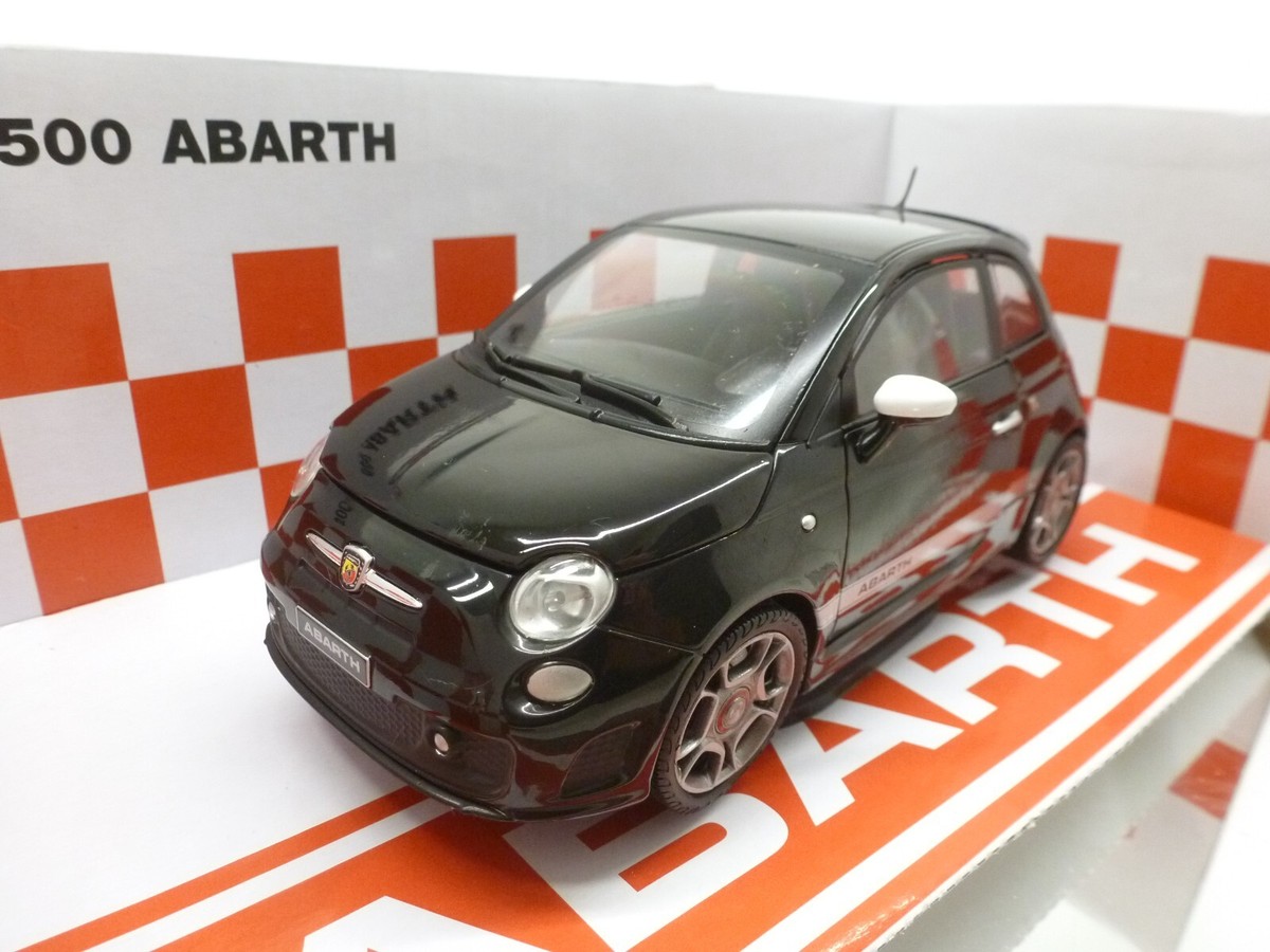 ミニカー Mondo Motors 500 Abarth 1/24 MONDO MOTORS 511068 ABARTH 500 FIAT 500 - BLACK 1:24 - GOOD IN BOX