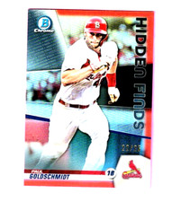Paul Goldschmidt 2020 Bowman Chrome Hidden Finds Refractor #HF-PG #d /25 A427
