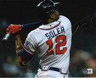 JORGE SOLER signed ATLANTA BRAVES 8X10 photo (WORLD SERIES MVP) w/ COA BECKETT — photo 1