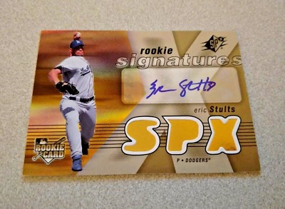 2007 SPX Rookie Signatures #145 Eric Stults Dodgers