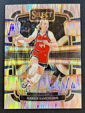 Karlie Samuelson 2023-24 Panini Select WNBA CONCOURSE SILVER FLASH PRIZM #99