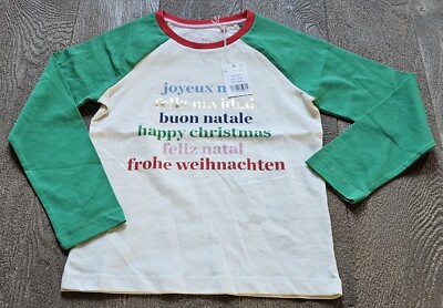 Langarmshirt Pullover 134 Neu Weihnachten Feliz Navidad Mini Boden Neu