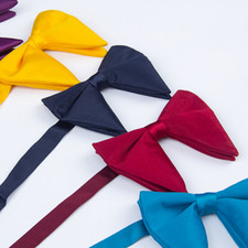 Men's Pre-tied Bow Tie Wedding Party Business Groom Shirt Tuxedo Suit Bowtie