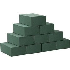 12PCS Floral Foam Blocks for Flower Arranging Green Wet Dry Foam for Decor Use