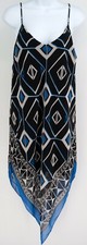 NWT Vince Camuto Kenya Handkerchief Assymetrical Dress Large Petite LP