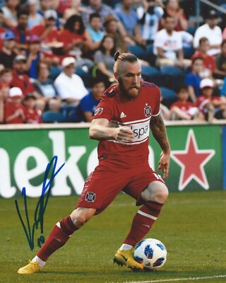 Aleksandar Katai Signed 8x10 Photo Chicago Fire SC MLS Soccer Autographed COA