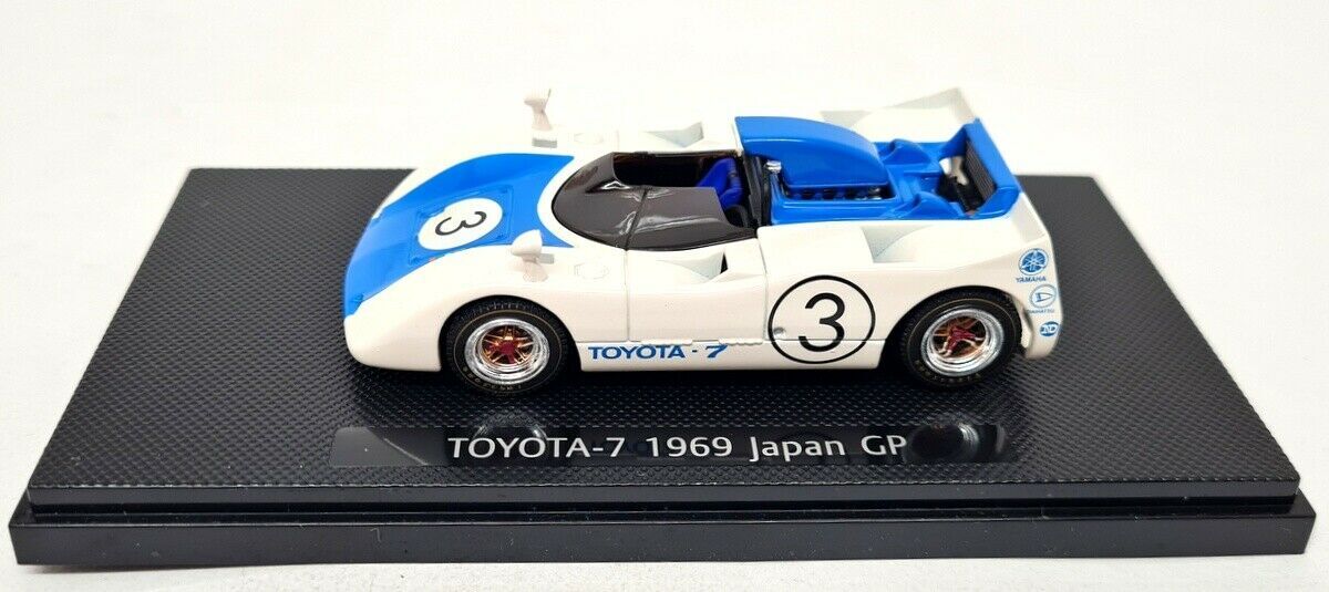 Ebbro 1/43 - Toyota 7 Japan GP 1969 #3 Blue White Diecast