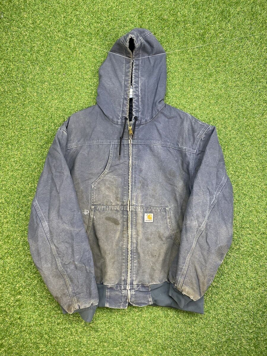 Carhartt Work Jacket J244 STM Mens Extra Large XL Hooded Carhartt Work Jacket J244 STM Mens Extra Large XL Hooded