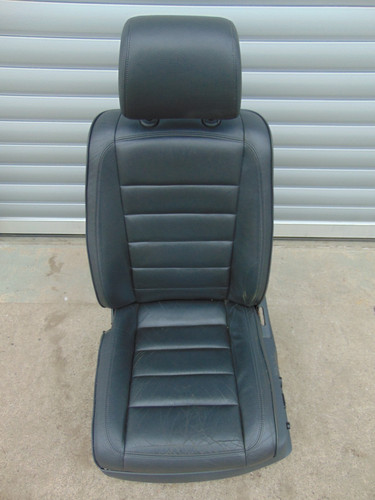 VW Touareg 7L Sitz vorne links Fahrer Leder anthrazit schwarz elektrisch