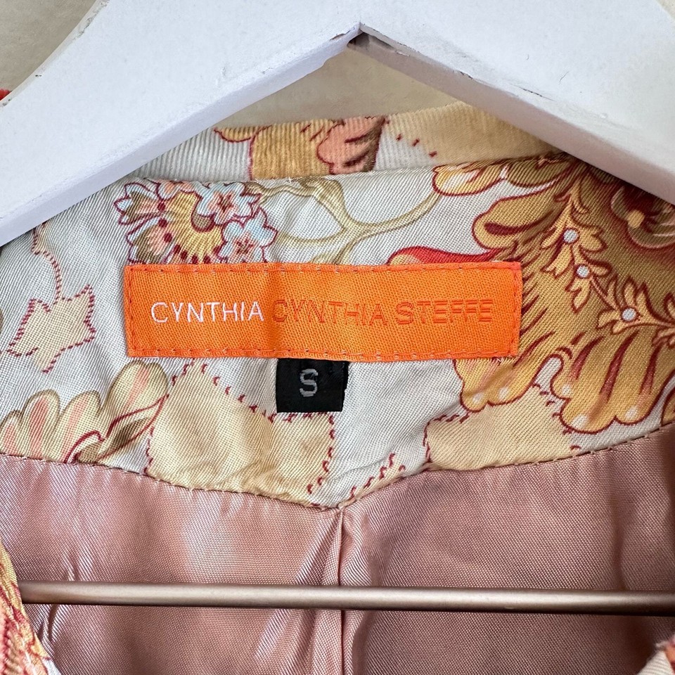 Veste Pull En Daim Marron Cynthia Cynthia Steffe Taille XL - Fermeture à Pression, Style Décontracté, Très Bon état