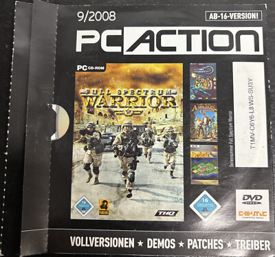 PC Action 9/2008 - Beilage CD ROM - Full Spectrum Warrior u.v.a. - gebraucht