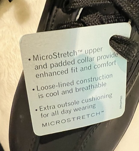 NEW Women’s Keds Micro Stretch Leather Sneaker Size 6.5 Black Cool Flexible - Picture 10 of 10