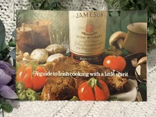 Rare Vintage Jameson Irish Whiskey Recipe Booklet – Irish Cooking w/ Whiskey