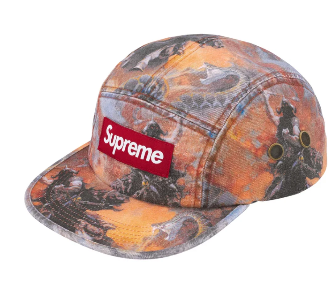 Casquette de camp Supreme Frank Frazetta orange   FW24