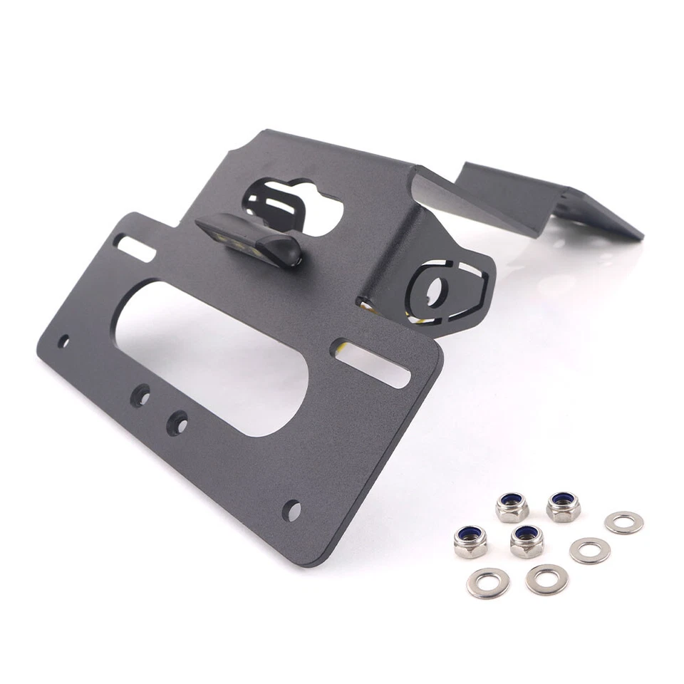 Placa de matrícula eliminadora de guardabarros trasero ordenada apta para Kawasaki Versys 650 2015-2024 Foto 4 de 4