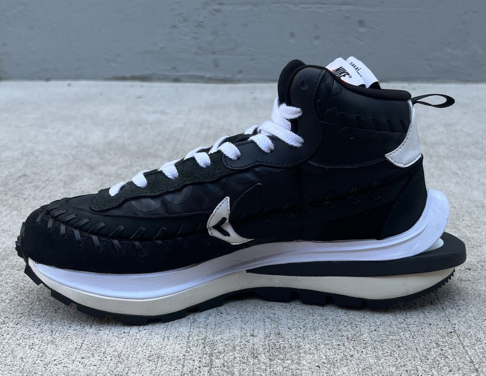 SACAI X NIKE Nike x Sacai x Jean Paul Gaultier VaporWaffle Mix nere da uomo taglia 8 5