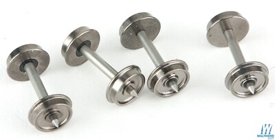 NEW Walthers Proto 33 Turned Metal Wheelsets w/Metal Axles (100) HO FREE US SHIP