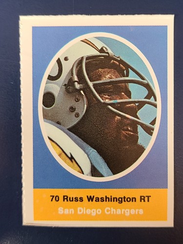 1972 Sunoco Fußball Briefmarken komplett Ihr Set Ihre Wahl wählen San Diego Chargers - Bild 27 von 28