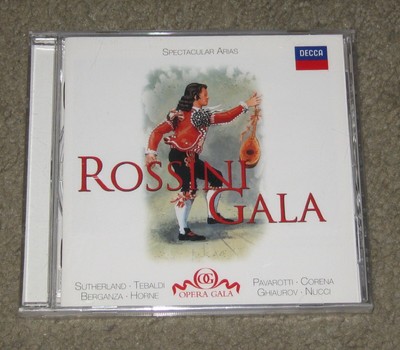 Rossini Gala - Spectacular Arias (CD, 2000, Decca) BMG Pavarotti Horne Berganza