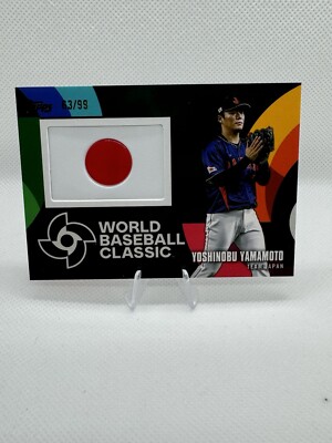 2023 TOPPS JAPAN  EDITION WBC 山本由伸　PSA10 2023 Topps Japan Edition Yoshinobu Yamamoto WBC Japanese