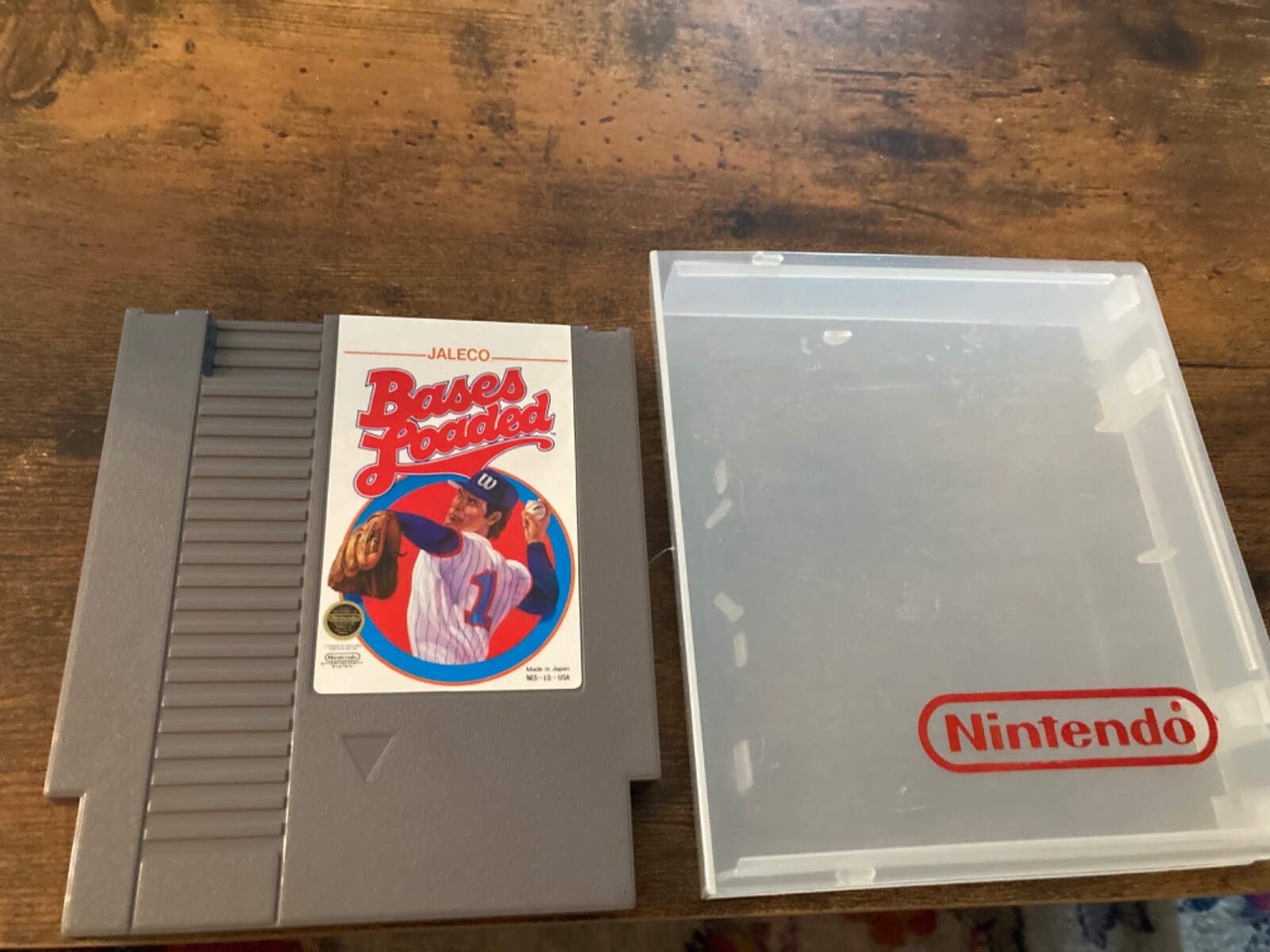 Vintage Nintendo NES Jaleco Bases Loaded Baseball Video Game + NES Clear  Case | eBay