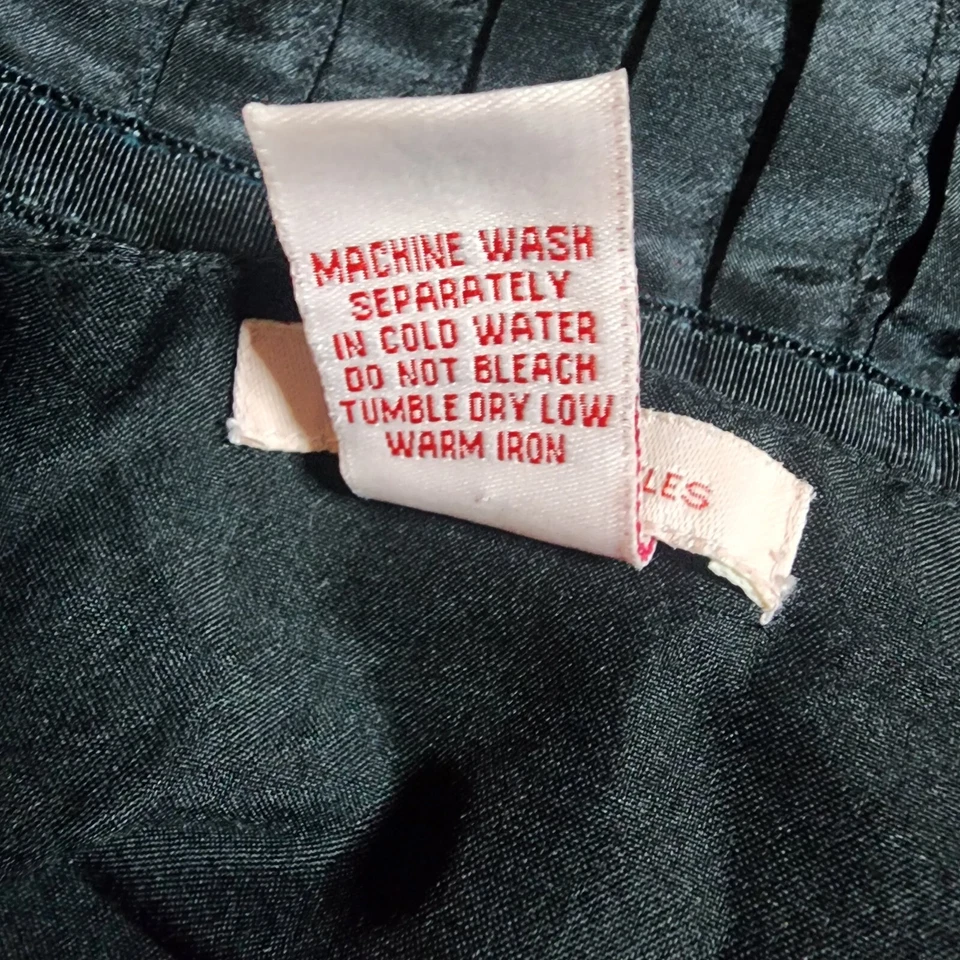 Fire Los Angeles Dress Juniors Size 3 Solid All Black Sleeveless Side Zip - Image 3 of 4