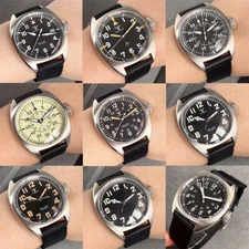 40MM Tandorio NH35A PT5000 Automatic Mens Watch 20ATM Aviator Sapphire Glass