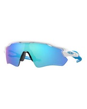 Oakley Radar EV Path Sunglasses - Polished White Blue Frame - Prizm Sapphire