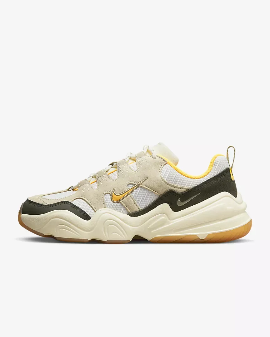 New Nike Women's Tech Hera Sneakers - Sail/ Cargo Khaki
