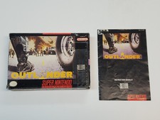 Outlander Super Nintendo SNES Box Manual Only damage