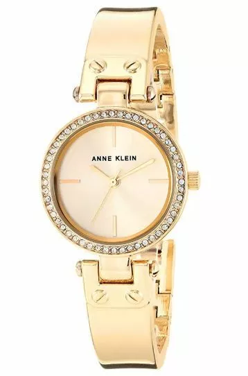 Anne Klein Women s Swarovski Crystal Accented Bangle Watch AK