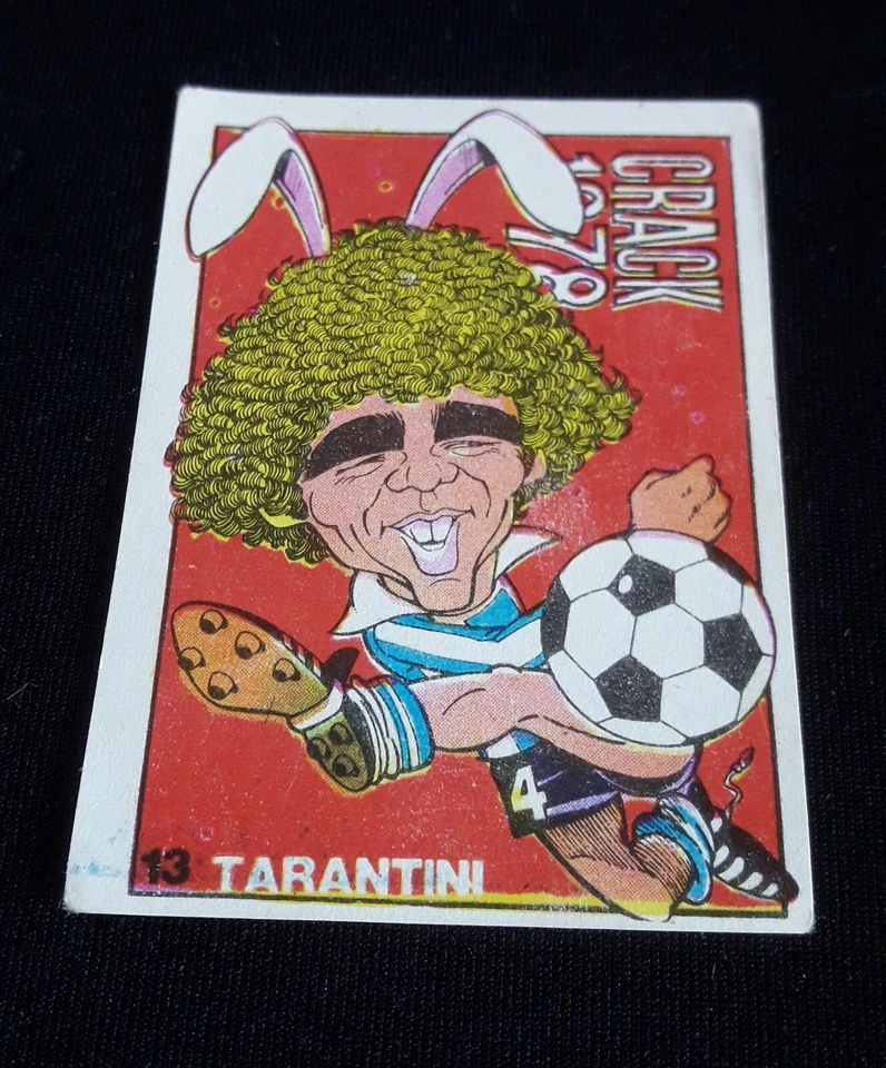 1978 Crack Аргентина 78 чемпионата мира Альберто Конехо Тарантини карикатурная карта #13 - Изображение 2 из 4