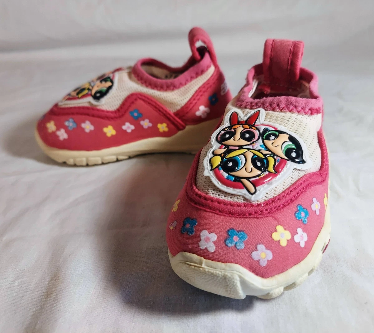 Vintage PowerPuff Girls Water Shoes Size 5 Toddler Little Kid