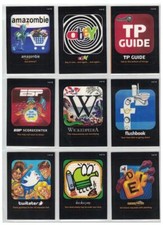 2012 WACKY PACKAGES ALL NEW SERIES 9 -  AWFUL APPS SET OF ALL 10 CARDS ANS 9