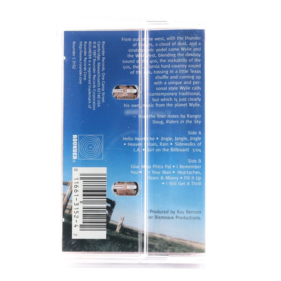 Way Out West by Wylie & the Wild West (Cassette Tape, 1997 Rounder) SIGNED C3152 - Image 2 of 4