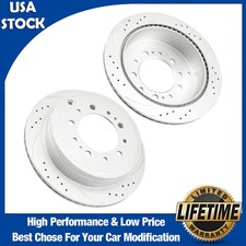 Pair 31483 New Rear Disc Brake Rotors for Lexus  LX570  2008-2011 2013-2021 5.7L