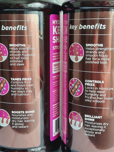 ARGANATURAL ~ Hydrolyzed Keratin Shampoo & Conditioner ~ Smooth & Shine 2x 960ml - Bild 8 von 8