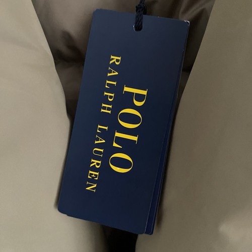 Chaqueta acolchada de plumón Polo Ralph Lauren talla L grande para mujer beige abrigo con cinturón - Imagen 10 de 22