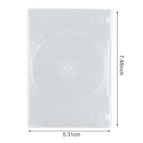 5 Stck. 14 mm Einzel Durchsichtig Standard DVD Hülle mit Outter Durchsichtige Hülle - Bild 2 von 4